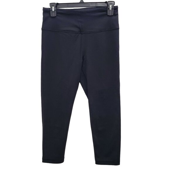 Victoria's‎ Secret Sport VSX Knockout Capri Solid Black Athletic Leggings Size S - Picture 1 of 5